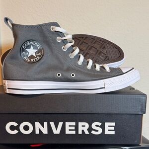 New authentic Converse All Star Charcoal High-Top Sneakers sz 11